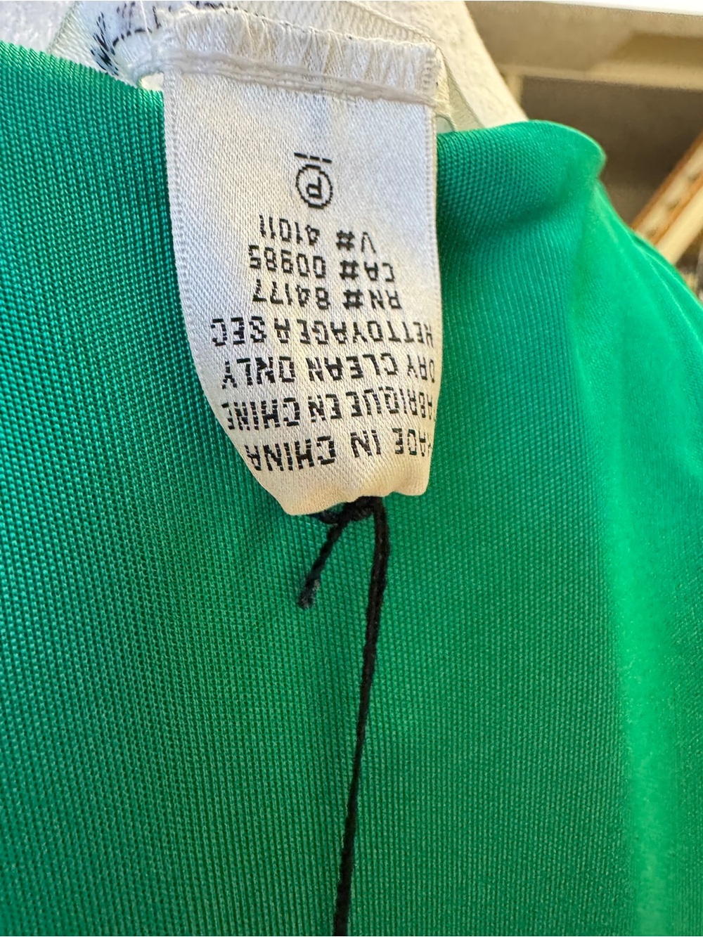 DVF Diane Von Furstenberg Venmo Emerald Green Long Sleeve Wrap US Small NWT - Picture 13 of 15
